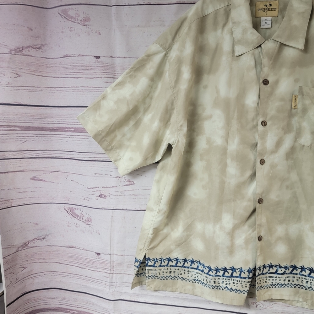Sunset Breeze Men's Shirt Sz XL - Picture 7 of 11